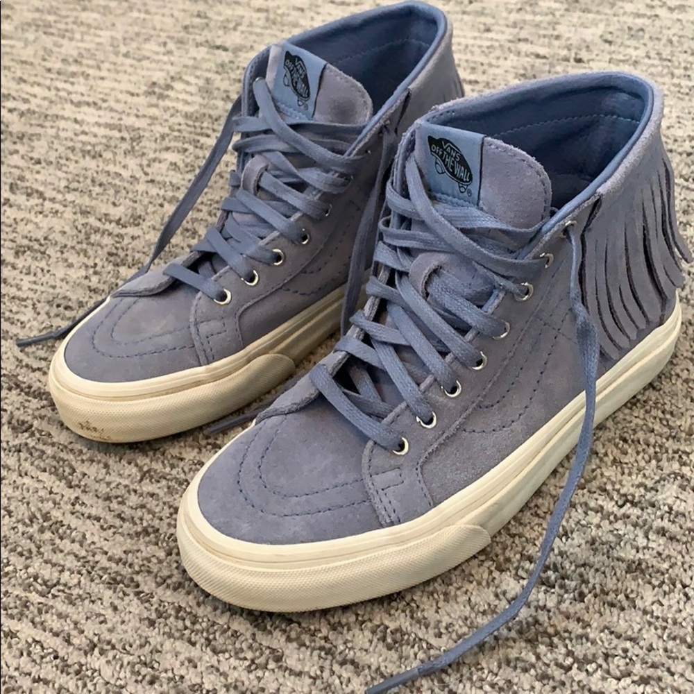 Vans Suede Sk8-Hi Moc Fringe Sneakers